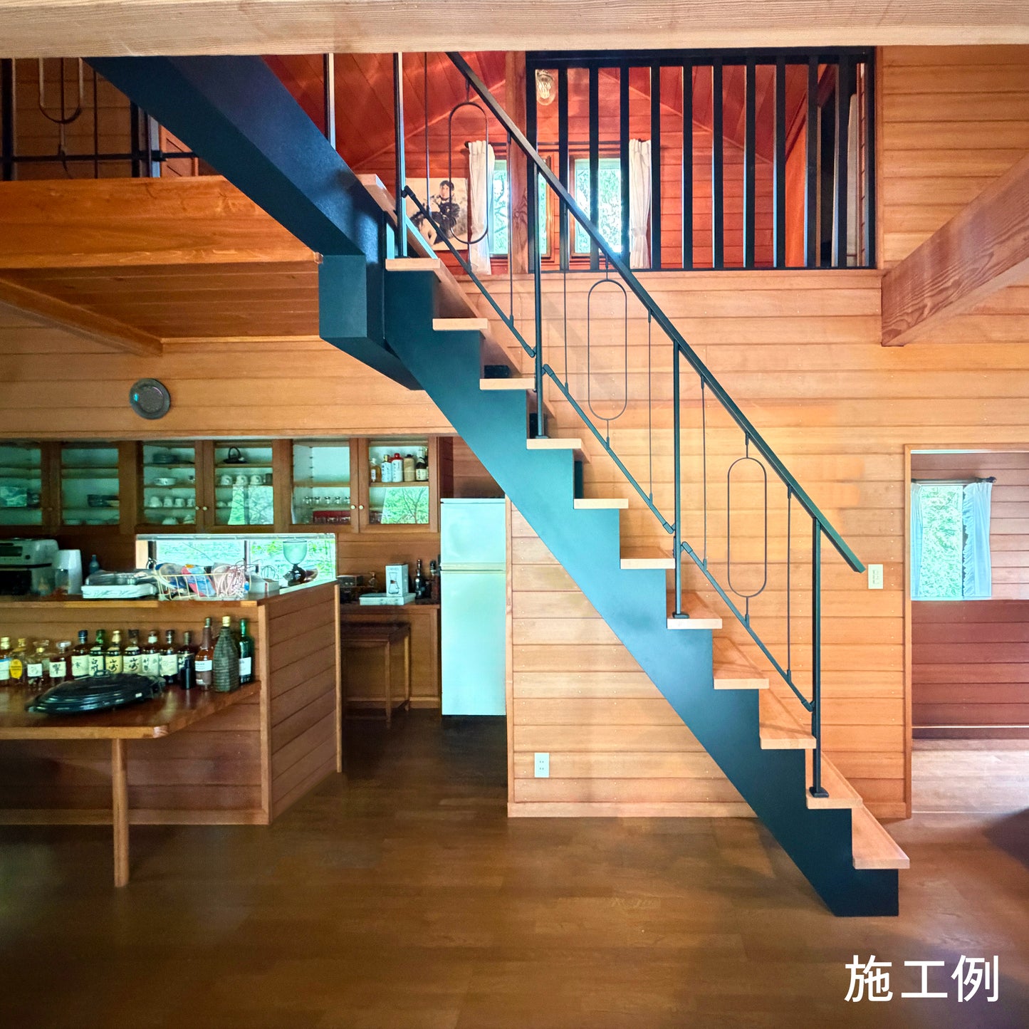 縦桟タイプ吹抜用子柱