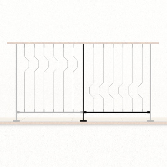 縦桟タイプ 吹抜用親柱 中間