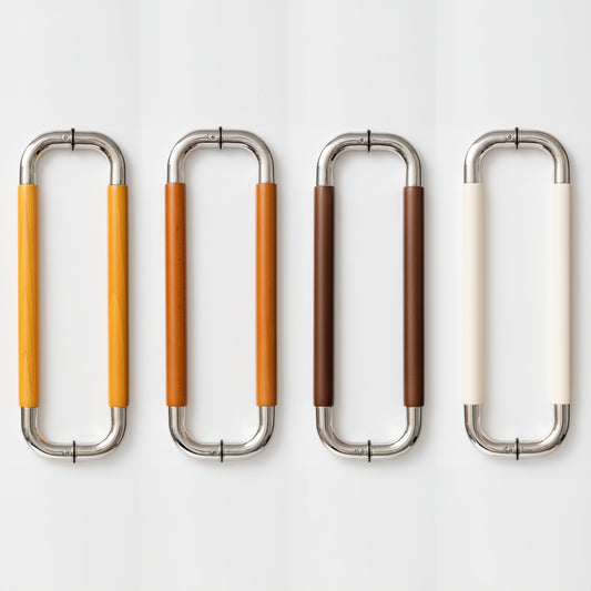 木製O型ハンドル鏡面450